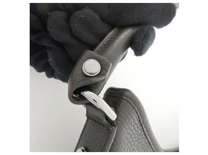 Borsa a tracolla e borsa a mano GUCCI Abbey in pelle Nero Argento 268637 - vista 7