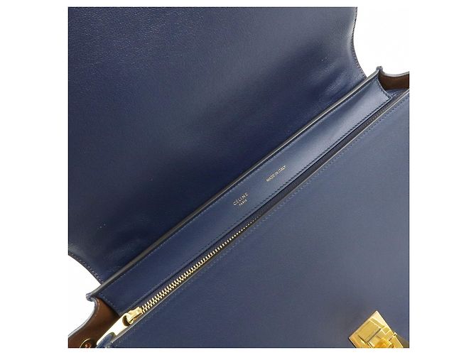 Céline CELINE Borsa 2Way in pelle e camoscio Borsa a mano Borsa a tracolla Navy - vista 19