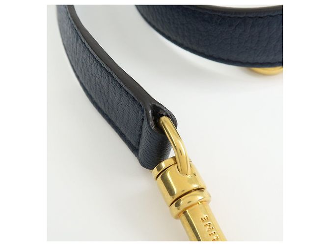 Céline CELINE Borsa 2Way in pelle e camoscio Borsa a mano Borsa a tracolla Navy - vista 9