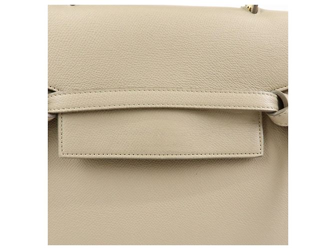 Céline CELINE Borsa Belt Bag in pelle 2Way Borsa a mano Borsa a tracolla Beige - vista 18