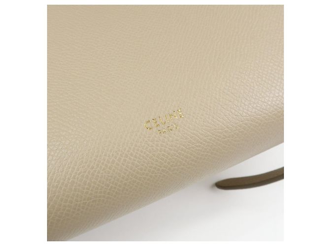 Céline CELINE Borsa Belt Bag in pelle 2Way Borsa a mano Borsa a tracolla Beige - vista 22