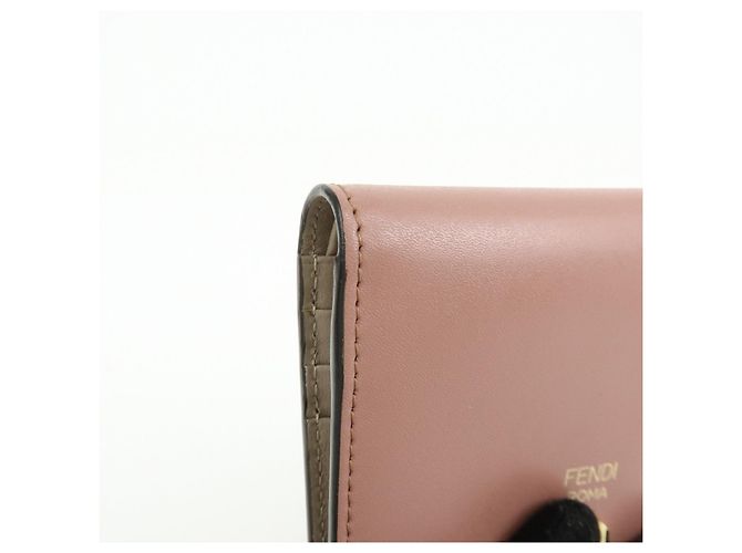 FENDI By The Way Cartera Compacta Bi-fold de Piel Light Pink 8M0387 - vista 10