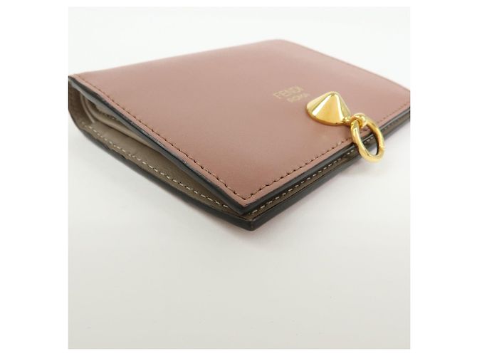 FENDI By The Way Cartera Compacta Bi-fold de Piel Light Pink 8M0387 - vista 6