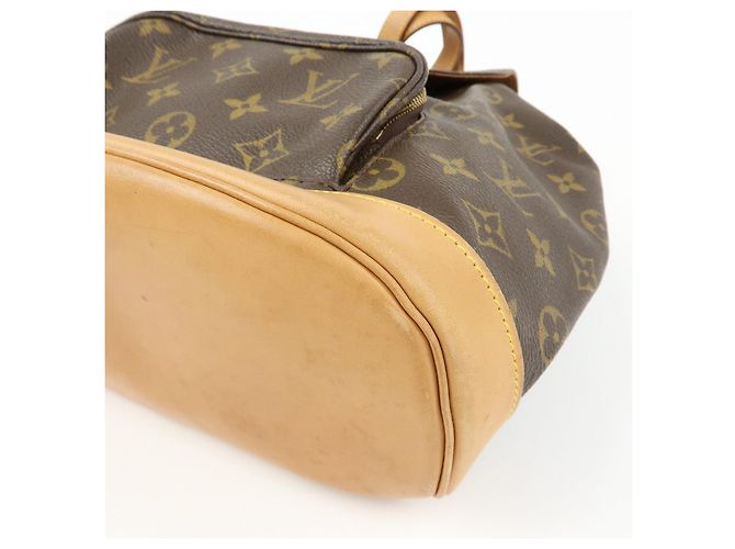 Zaino Louis Vuitton Monogram Montsouris MM Brown M51136 - vista 10