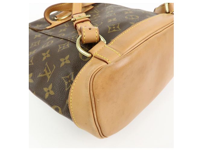 Zaino Louis Vuitton Monogram Montsouris MM Brown M51136 - vista 11