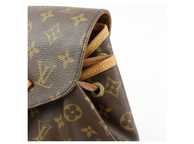 Zaino Louis Vuitton Monogram Montsouris MM Brown M51136 - vista 14