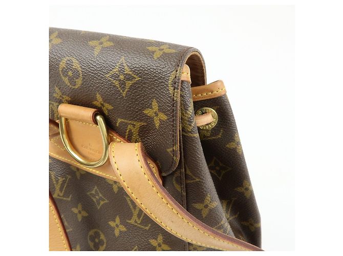 Zaino Louis Vuitton Monogram Montsouris MM Brown M51136 - vista 16