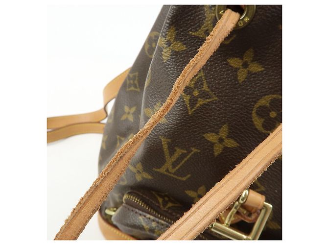 Zaino Louis Vuitton Monogram Montsouris MM Brown M51136 - vista 19