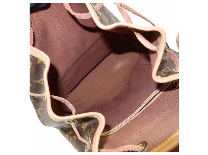 Zaino Louis Vuitton Monogram Montsouris MM Brown M51136 - vista 20