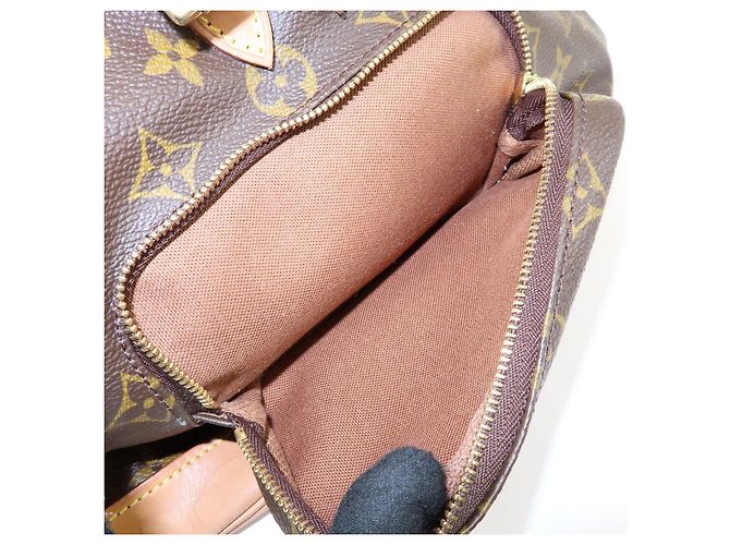 Zaino Louis Vuitton Monogram Montsouris MM Brown M51136 - vista 22