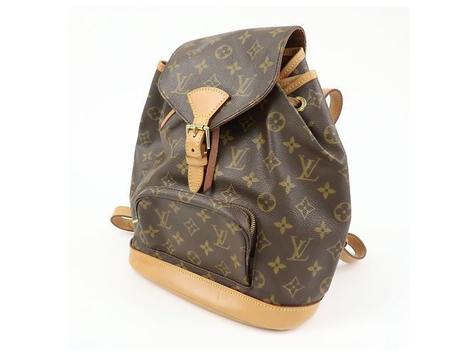 Zaino Louis Vuitton Monogram Montsouris MM Brown M51136 - vista 3