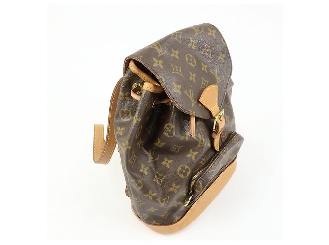 Zaino Louis Vuitton Monogram Montsouris MM Brown M51136 - vista 4