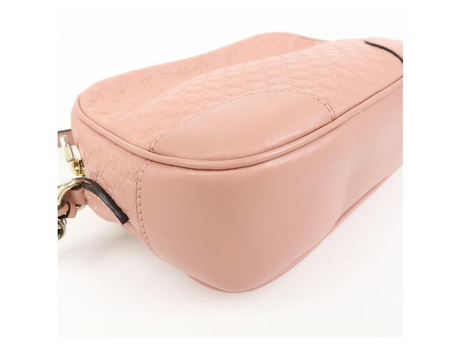 Borsa a tracolla GUCCI Interlocking G Microguccissima Rosa 449413 - vista 10