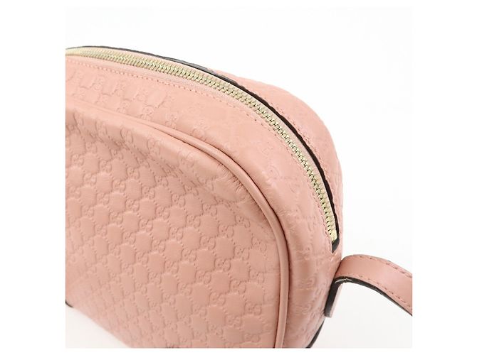 Borsa a tracolla GUCCI Interlocking G Microguccissima Rosa 449413 - vista 14