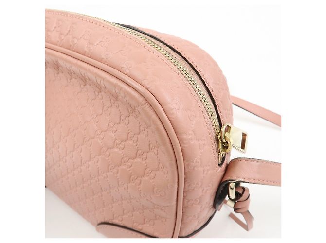 Borsa a tracolla GUCCI Interlocking G Microguccissima Rosa 449413 - vista 15