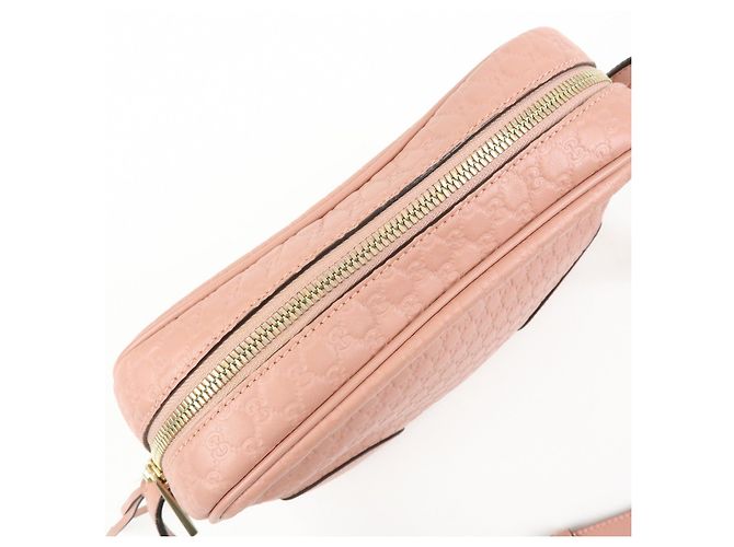 Borsa a tracolla GUCCI Interlocking G Microguccissima Rosa 449413 - vista 16