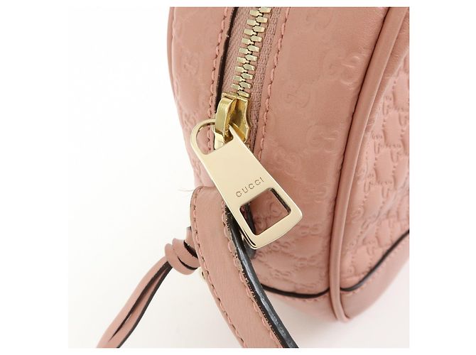 Borsa a tracolla GUCCI Interlocking G Microguccissima Rosa 449413 - vista 17