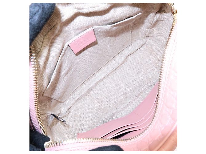 Borsa a tracolla GUCCI Interlocking G Microguccissima Rosa 449413 - vista 19