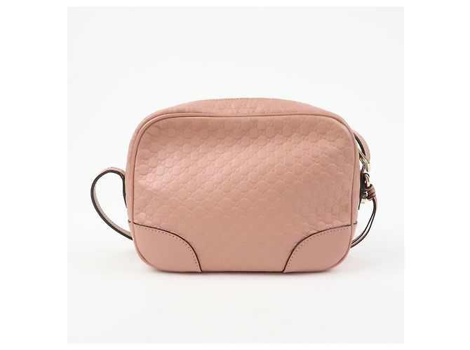 Borsa a tracolla GUCCI Interlocking G Microguccissima Rosa 449413 - vista 2