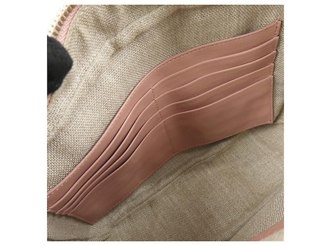 Borsa a tracolla GUCCI Interlocking G Microguccissima Rosa 449413 - vista 22
