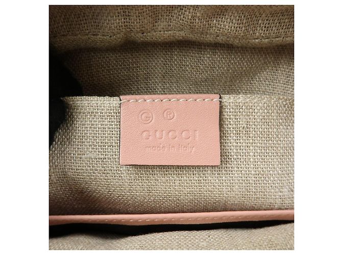 Borsa a tracolla GUCCI Interlocking G Microguccissima Rosa 449413 - vista 23