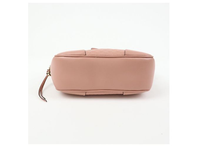 Borsa a tracolla GUCCI Interlocking G Microguccissima Rosa 449413 - vista 5