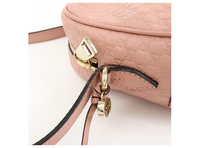 Borsa a tracolla GUCCI Interlocking G Microguccissima Rosa 449413 - vista 9