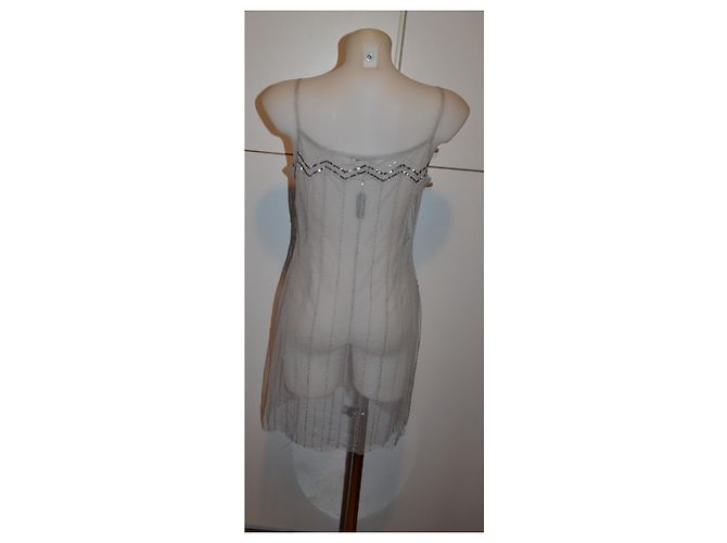 Autre Marque Caractère Schleierkleid in Grau - Ansicht 4