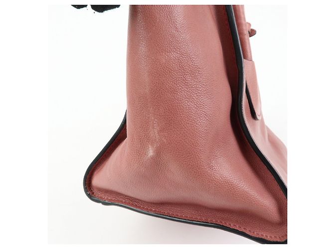 PRADA Triangle Logo Leder 2Way Tasche Handtasche Schultertasche Rosa - Ansicht 15
