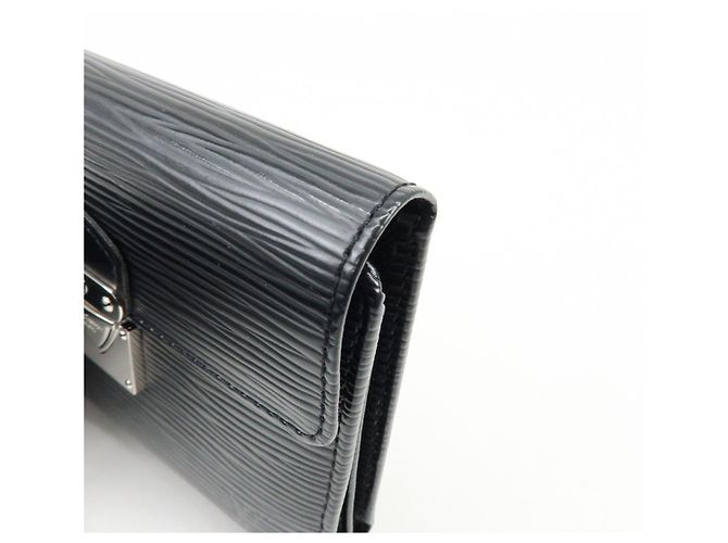 Louis Vuitton Epi Portefeuille Koala Compact Wallet Noir M58012 - vista 10