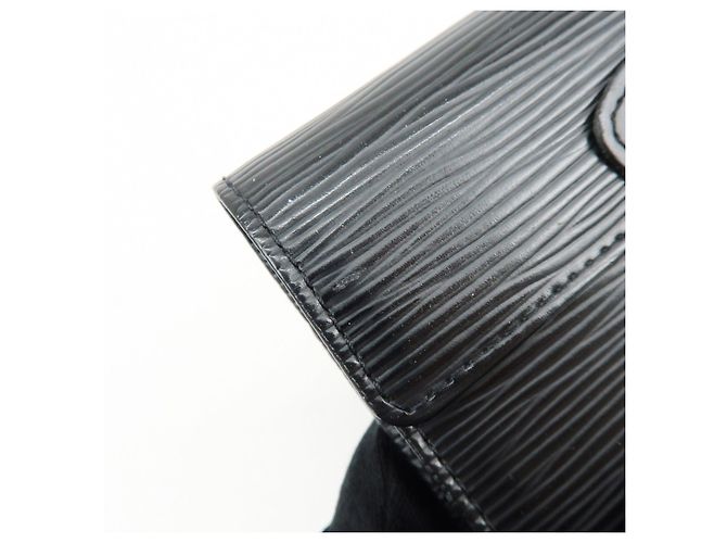 Louis Vuitton Epi Portefeuille Koala Compact Wallet Noir M58012 - vista 12