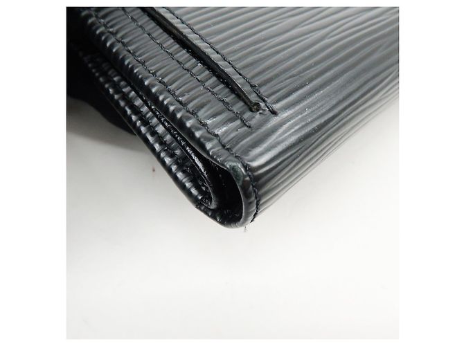 Louis Vuitton Epi Portefeuille Koala Compact Wallet Noir M58012 - vista 15
