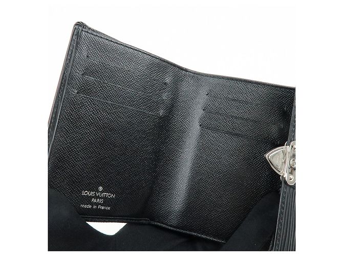 Louis Vuitton Epi Portefeuille Koala Compact Wallet Noir M58012 - vista 17