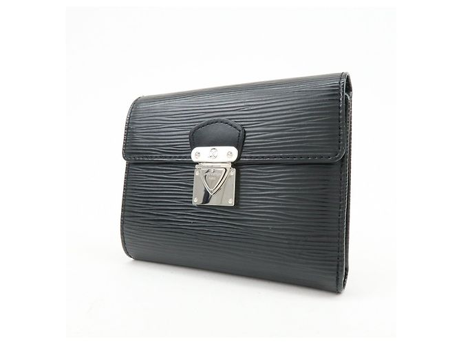 Louis Vuitton Epi Portefeuille Koala Compact Wallet Noir M58012 - vista 3