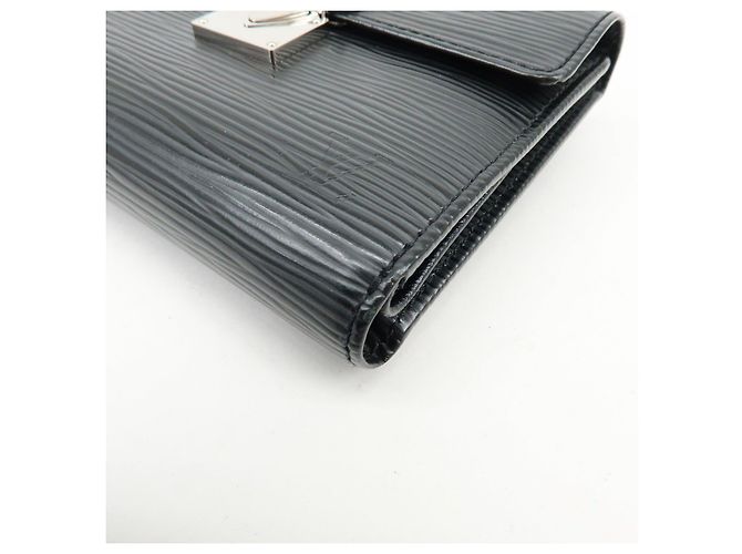 Louis Vuitton Epi Portefeuille Koala Compact Wallet Noir M58012 - vista 7