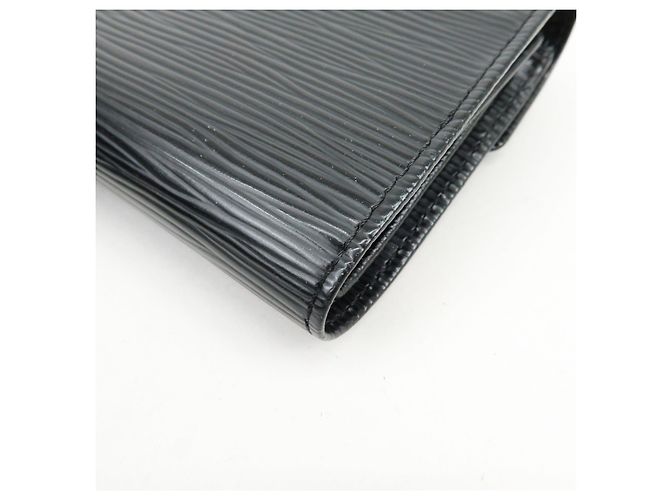 Louis Vuitton Epi Portefeuille Koala Compact Wallet Noir M58012 - vista 9