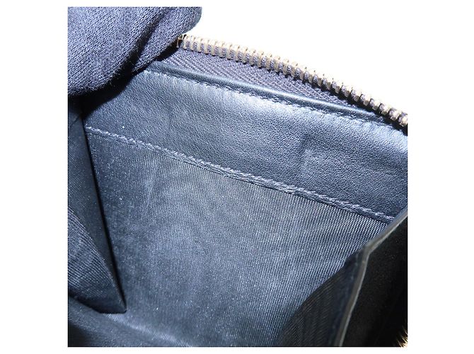 Cartera compacta bi-fold de piel Micro Guccissima GUCCI Negra 449395 - vista 15