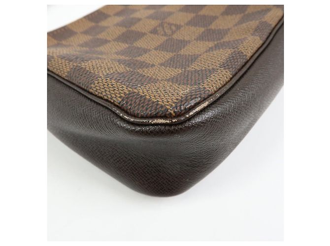 Louis Vuitton Damier Trousse Makeup Accessory Pouch Brown N51982 - vista 10