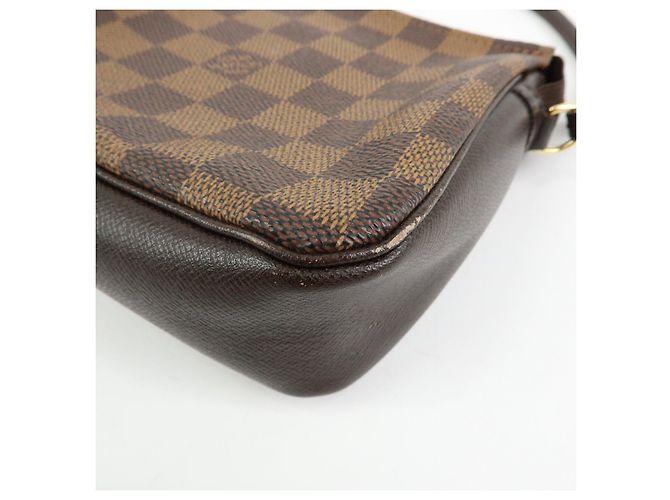 Louis Vuitton Damier Trousse Makeup Accessory Pouch Brown N51982 - vista 11