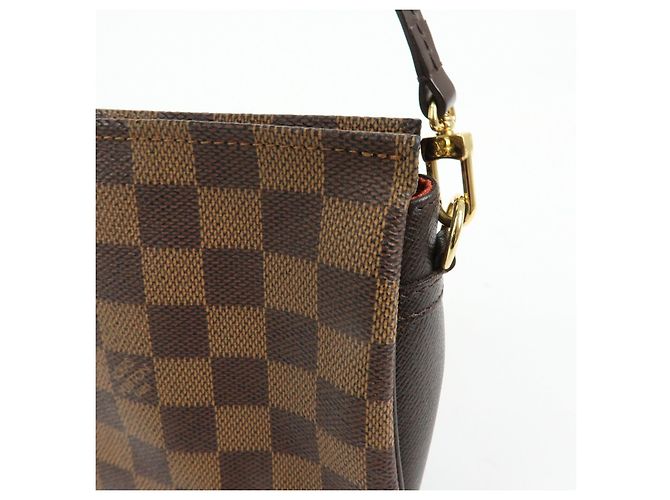 Louis Vuitton Damier Trousse Makeup Accessory Pouch Brown N51982 - vista 18