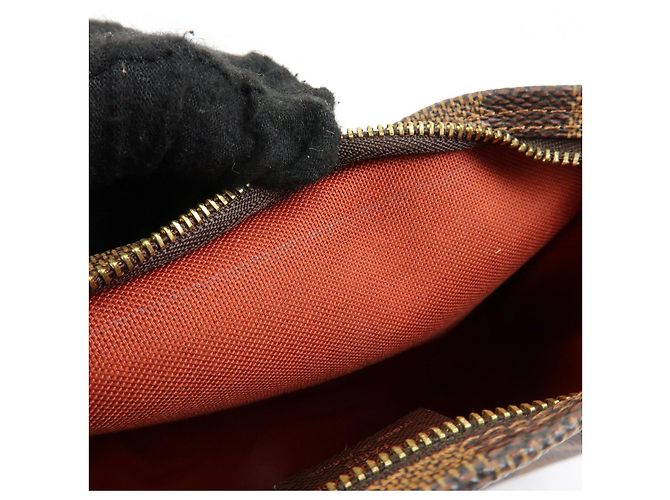 Louis Vuitton Damier Trousse Makeup Accessory Pouch Brown N51982 - vista 22