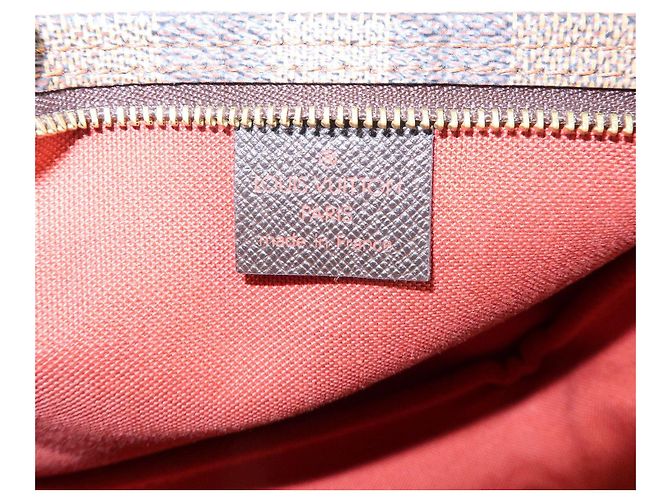 Louis Vuitton Damier Trousse Makeup Accessory Pouch Brown N51982 - vista 23