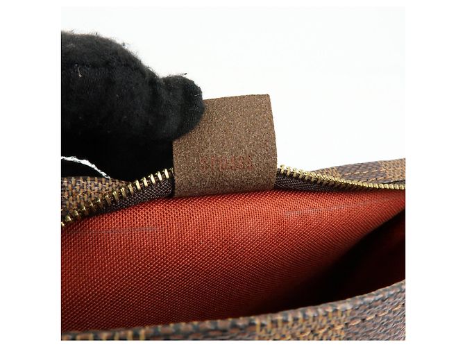 Louis Vuitton Damier Trousse Makeup Accessory Pouch Brown N51982 - vista 24