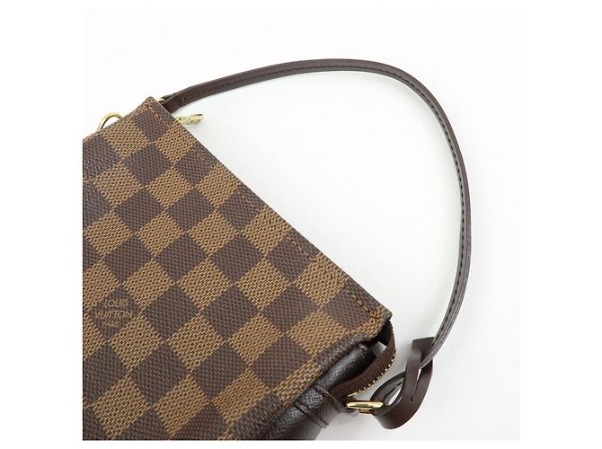 Louis Vuitton Damier Trousse Makeup Accessory Pouch Brown N51982 - vista 6