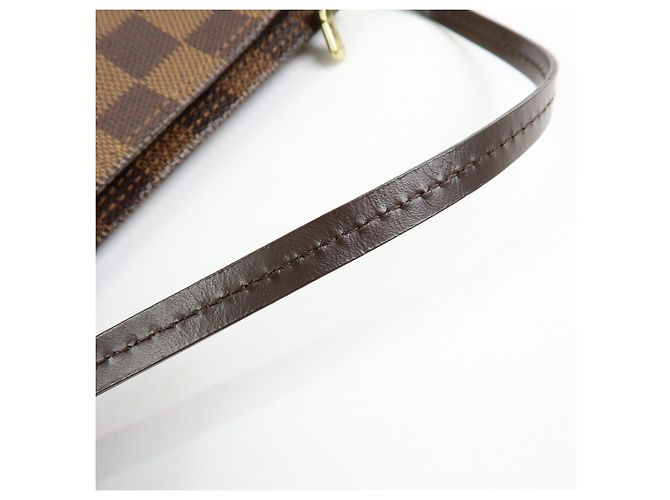 Louis Vuitton Damier Trousse Makeup Accessory Pouch Brown N51982 - vista 7