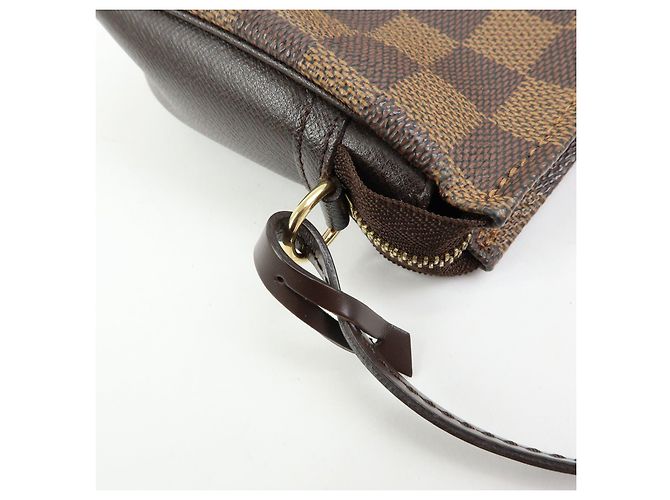 Louis Vuitton Damier Trousse Makeup Accessory Pouch Brown N51982 - vista 8