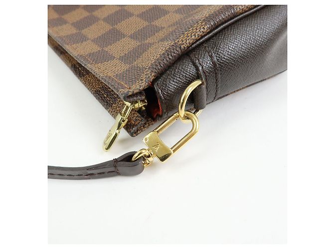 Louis Vuitton Damier Trousse Makeup Accessory Pouch Brown N51982 - vista 9