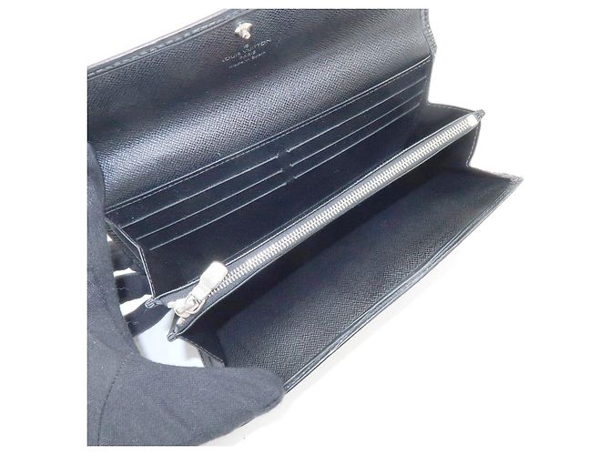 Louis Vuitton Epi Portefeuille Sarah Wallet Noir Black M63742 - vista 13