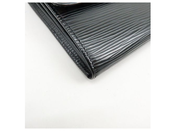 Louis Vuitton Epi Portefeuille Sarah Wallet Noir Black M63742 - vista 6
