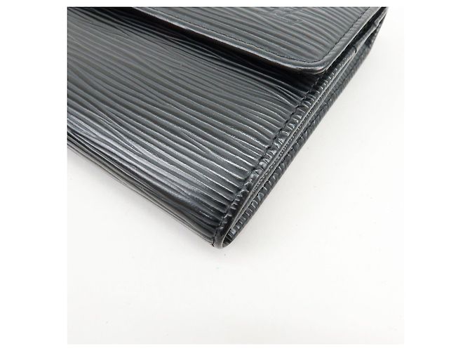 Louis Vuitton Epi Portefeuille Sarah Wallet Noir Black M63742 - vista 7